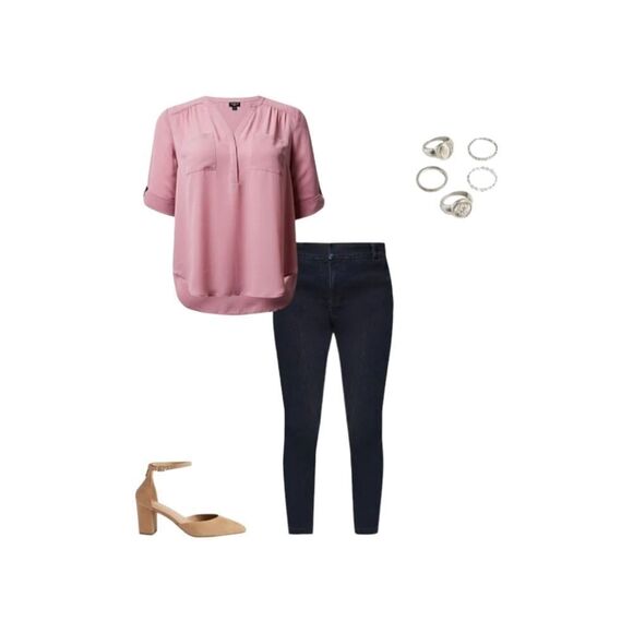 TORRID Plus Size Harper Georgette Pullover 3/4 Sleeve Blouse - Picture 8 of 16